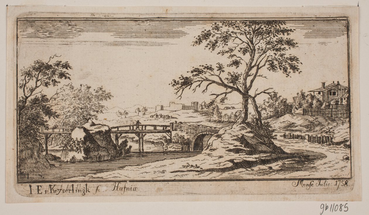Landskab af J.E. Keyserlingk