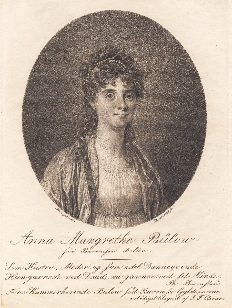 Anna Margrethe Bülow af J.F. Clemens