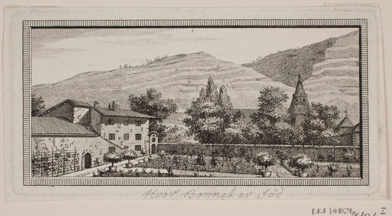 Bonnets have og landhus i Thonex af J.F. Clemens
