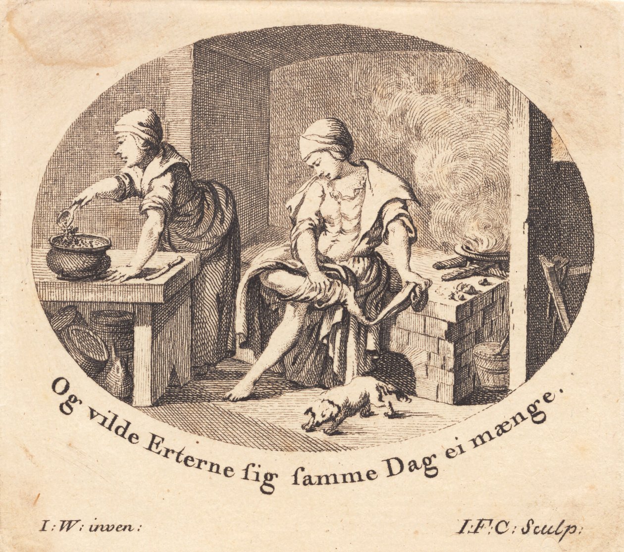 Dorothea i køkkenet af J.F. Clemens