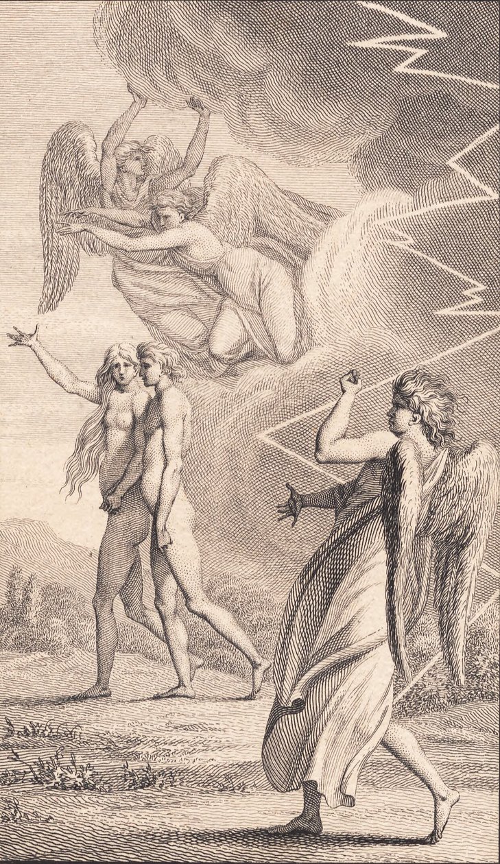 Illustration til Ewalds "Adam og Eva". V af J.F. Clemens