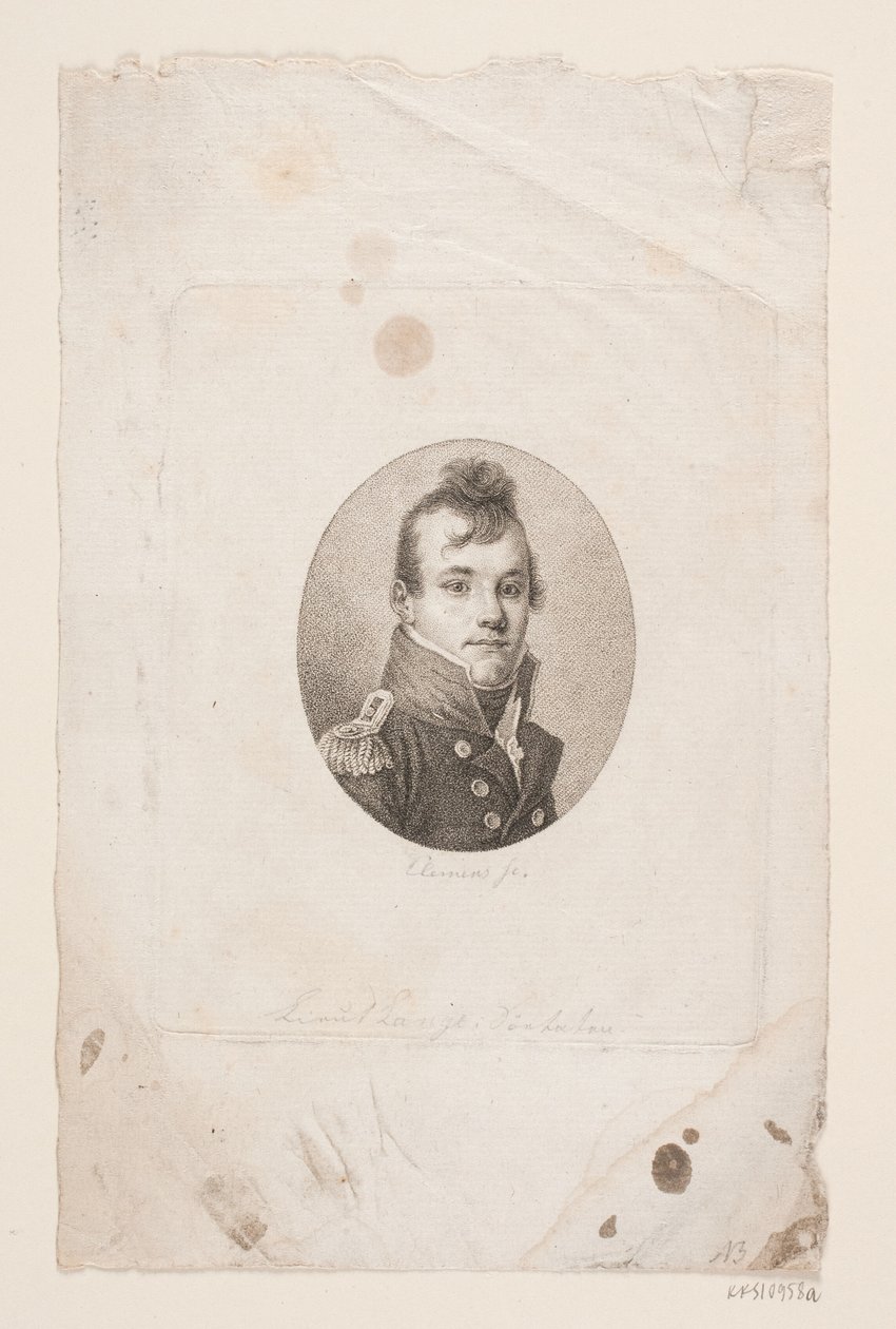 Løjtnant Ole Christian Lange af J.F. Clemens