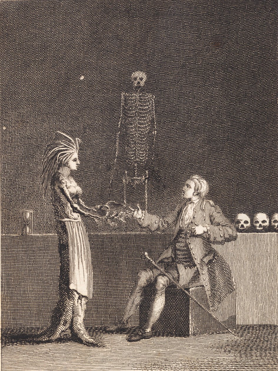 Niels Klim i anatomikammeret af J.F. Clemens