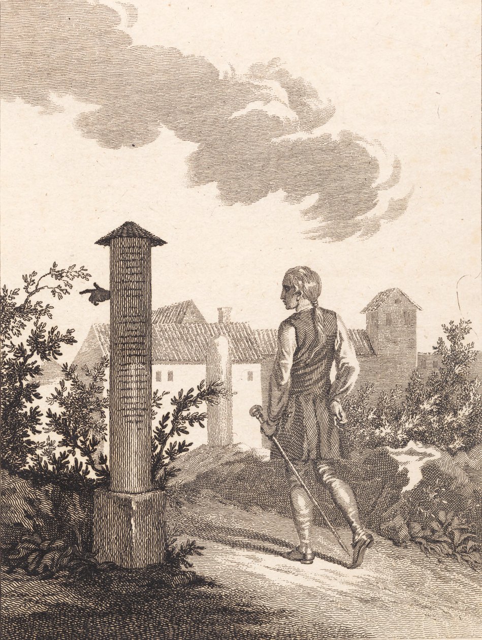 Niels Klim som løber i Potu af J.F. Clemens