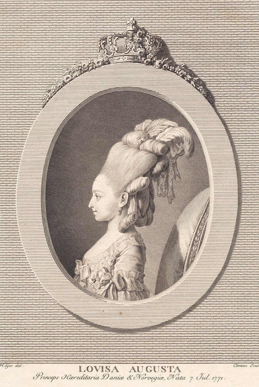 Prinsesse Louisa Augusta af J.F. Clemens