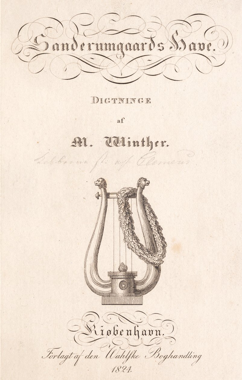 Sanderumgaards Have. Digtninge af M. Winther af J.F. Clemens