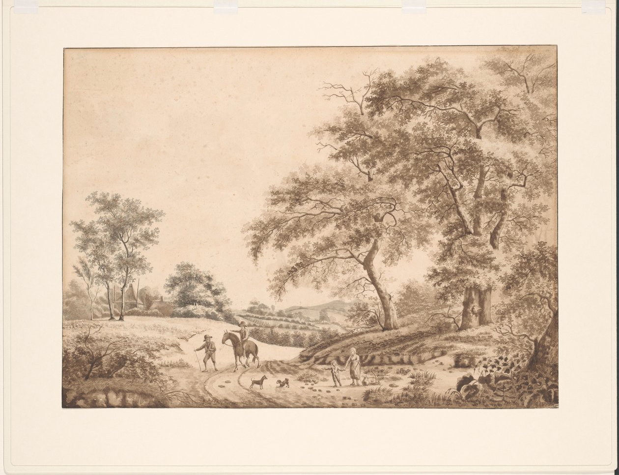 Landskab af J.H. de Friderici (signed by artist)