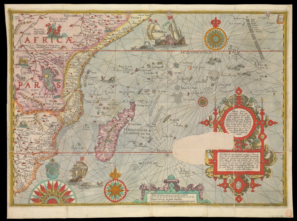 Fra Østafrika til spidsen af Ceylon af J.H. van Linschoten