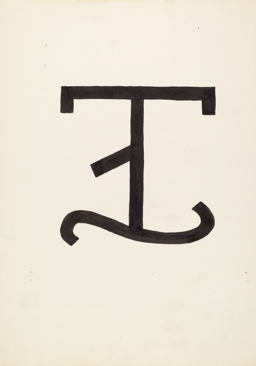 Kvægmærke, ca. 1936. af J.Henry Marley
