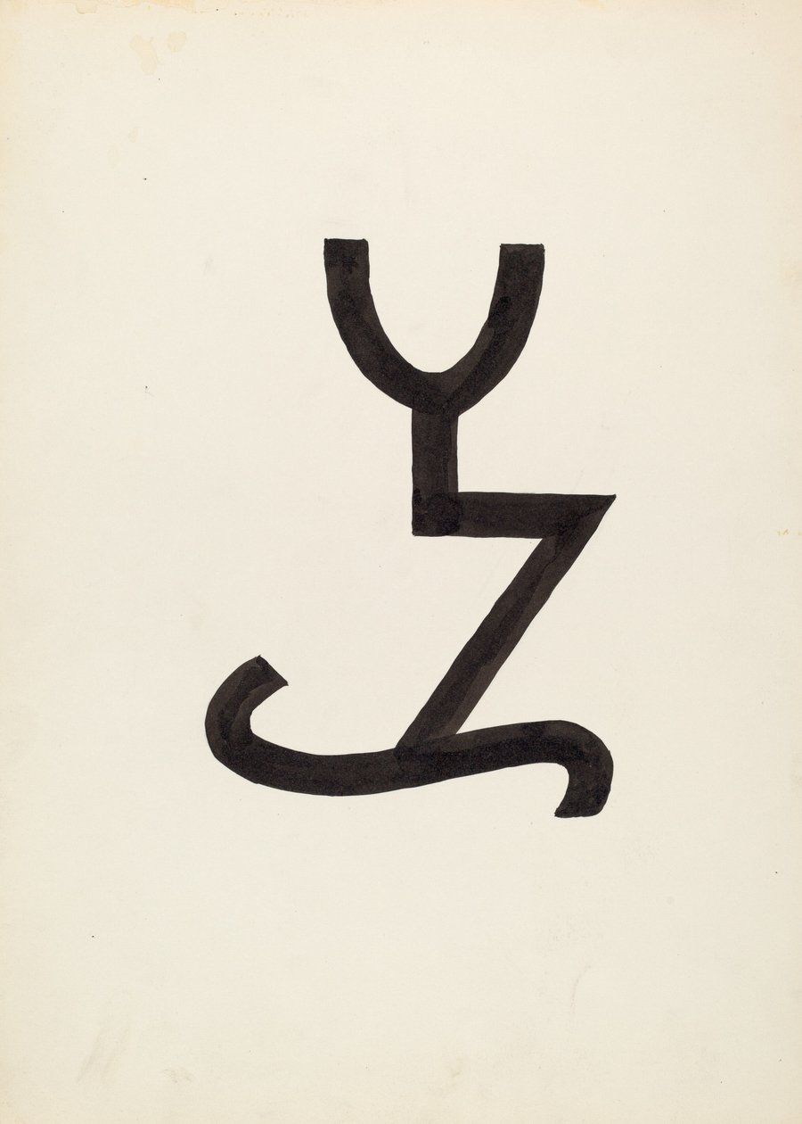 Kvægmærke, ca. 1936. af J.Henry Marley