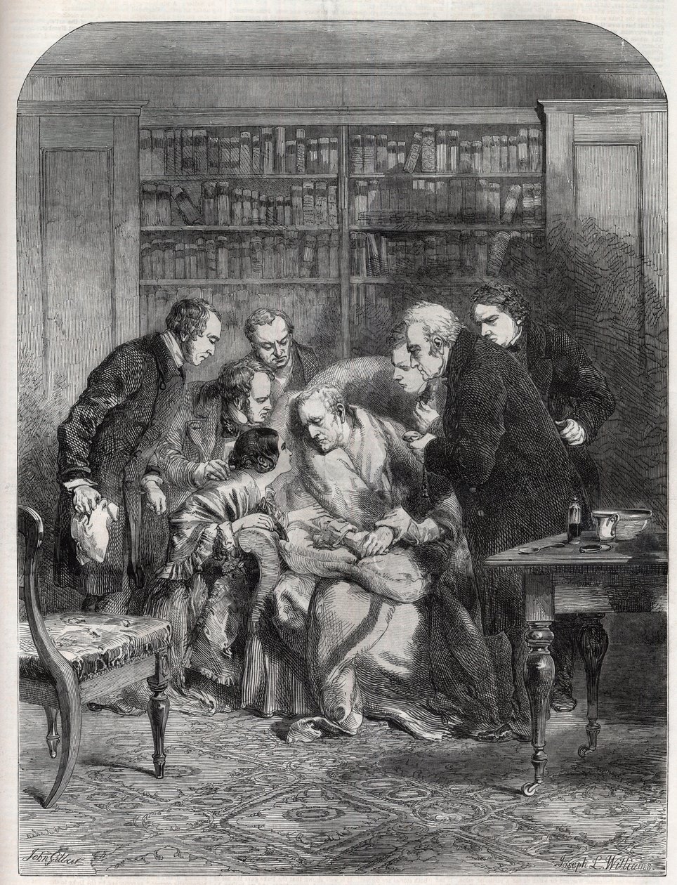 Last Moments of the Duke of Wellington (Arthur Wellesley af J.L. (after) Williams