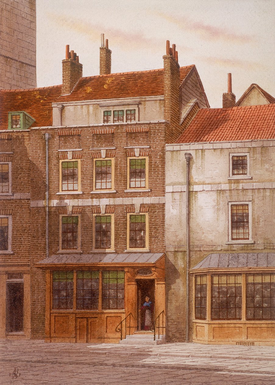 Plough Court, Lombard Street, London, c1870 af JL Stewart