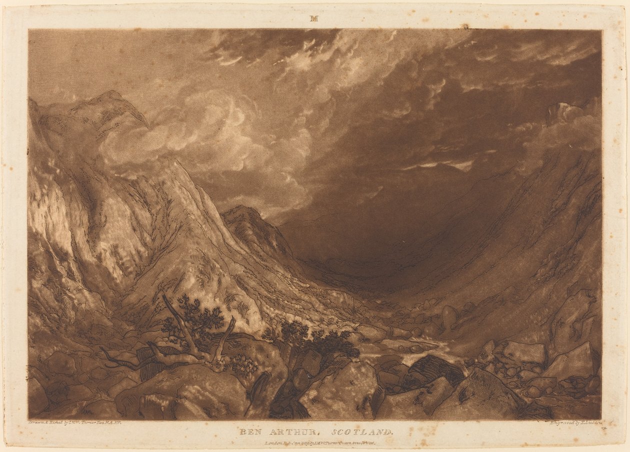 Ben Arthur, udgivet 1819. af Joseph Mallord William Turner