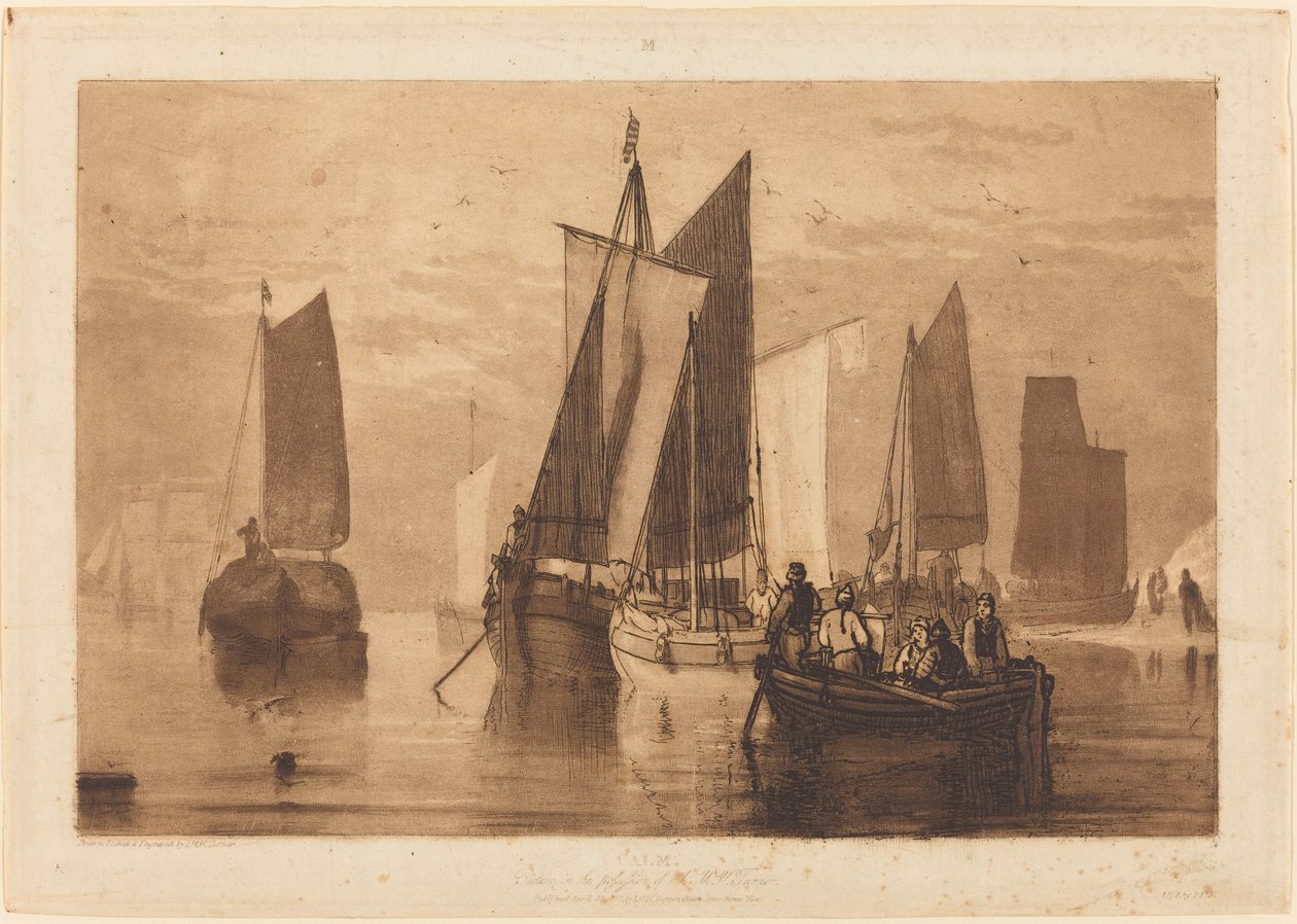Rolig, udgivet 1812. af Joseph Mallord William Turner