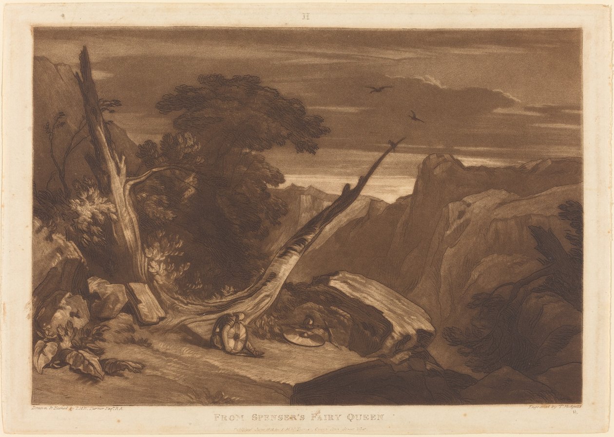 Fra Spensers Fairy Queen, udgivet 1811. af Joseph Mallord William Turner