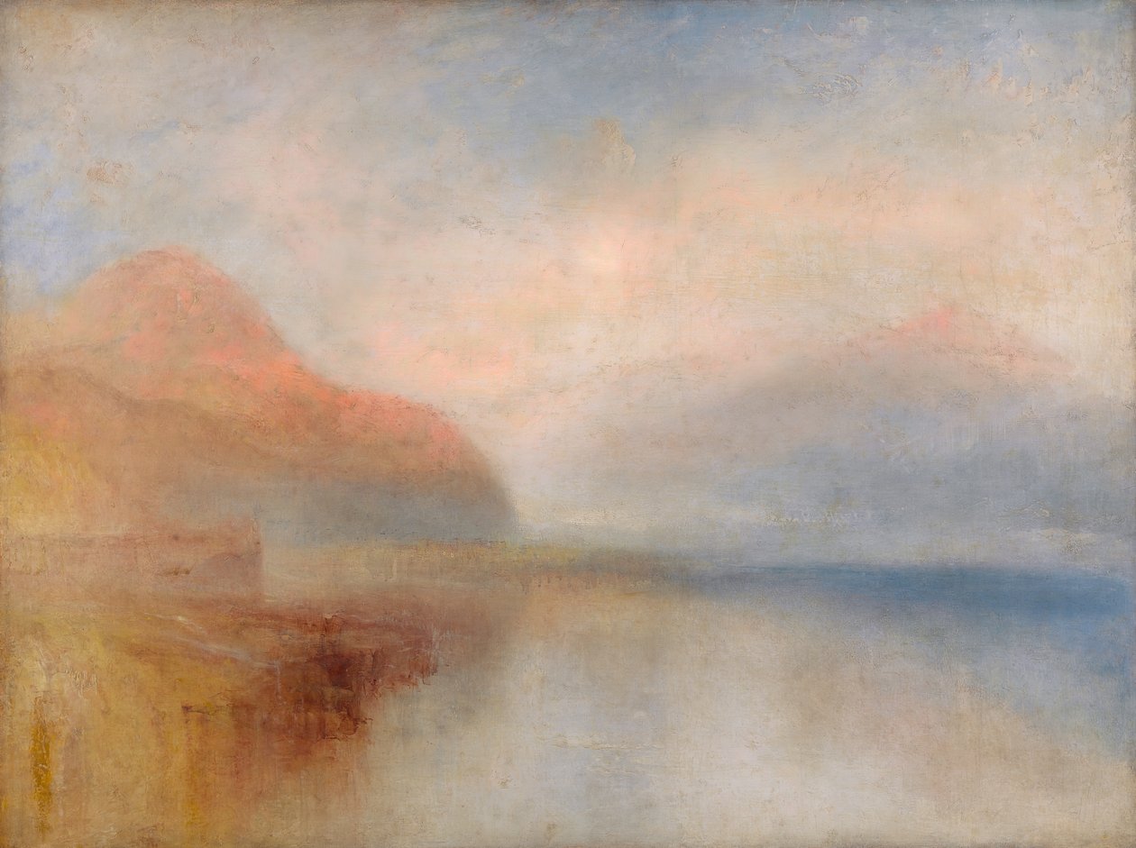 Inverary Pier, Loch Fyne: Morgen, ca. 1845. af Joseph Mallord William Turner