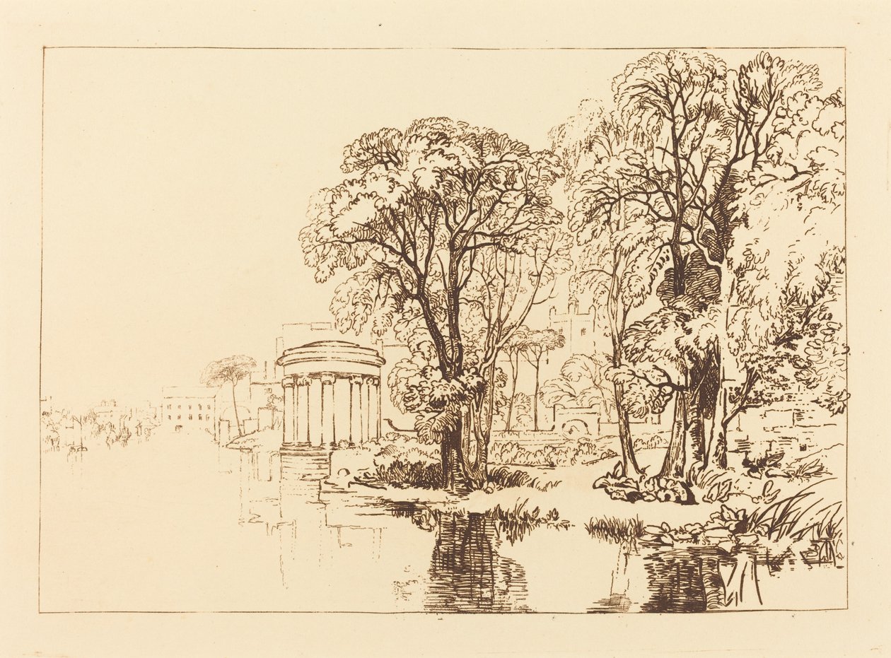 Isleworth, udgivet 1819. af Joseph Mallord William Turner
