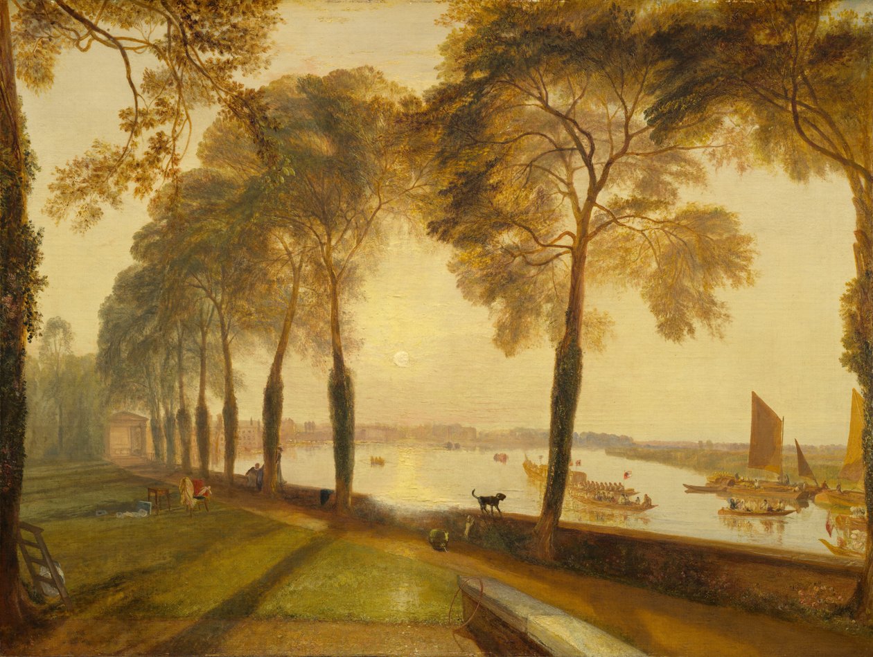 Mortlake Terrace, 1827. af Joseph Mallord William Turner