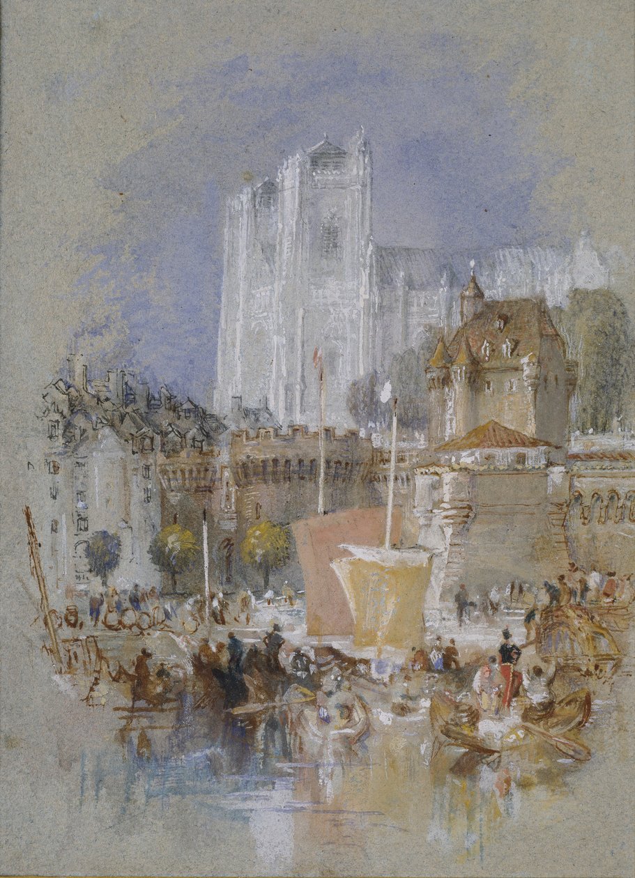 Nantes, 1826-1830 af Joseph Mallord William Turner