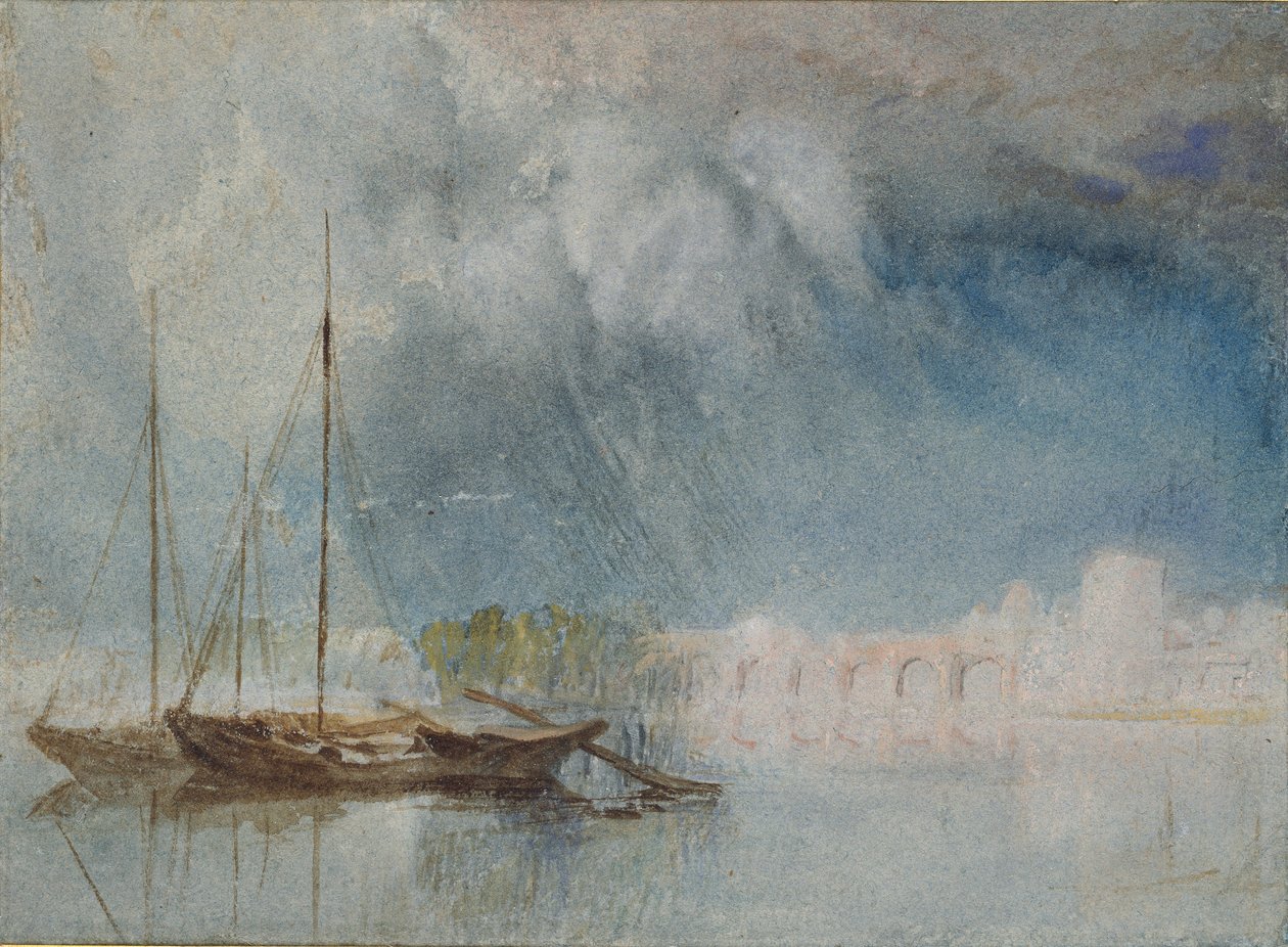 Nantes: Pirmil Bridge, c1830 af Joseph Mallord William Turner