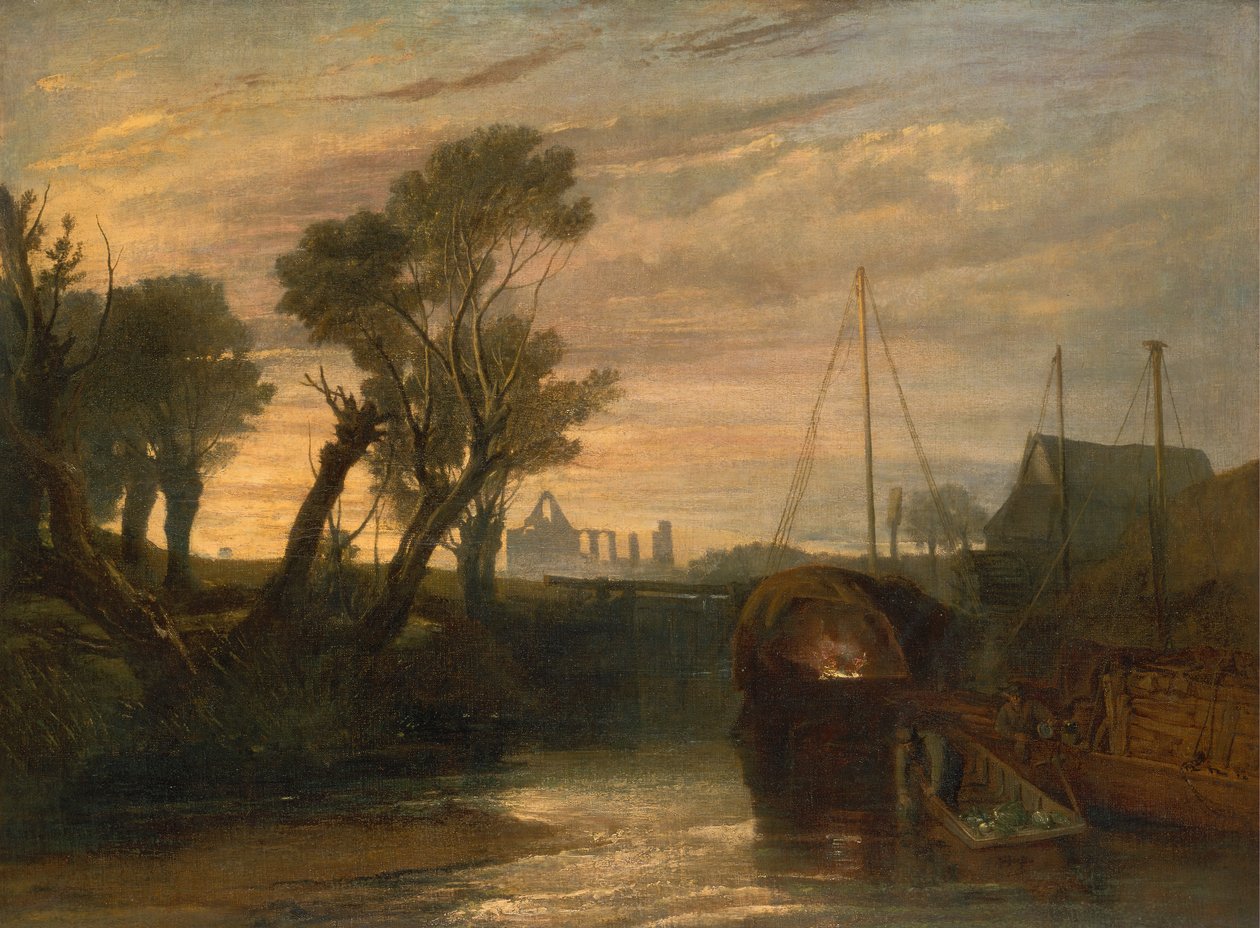Newark Abbey, mellem 1806 og 1807. af Joseph Mallord William Turner