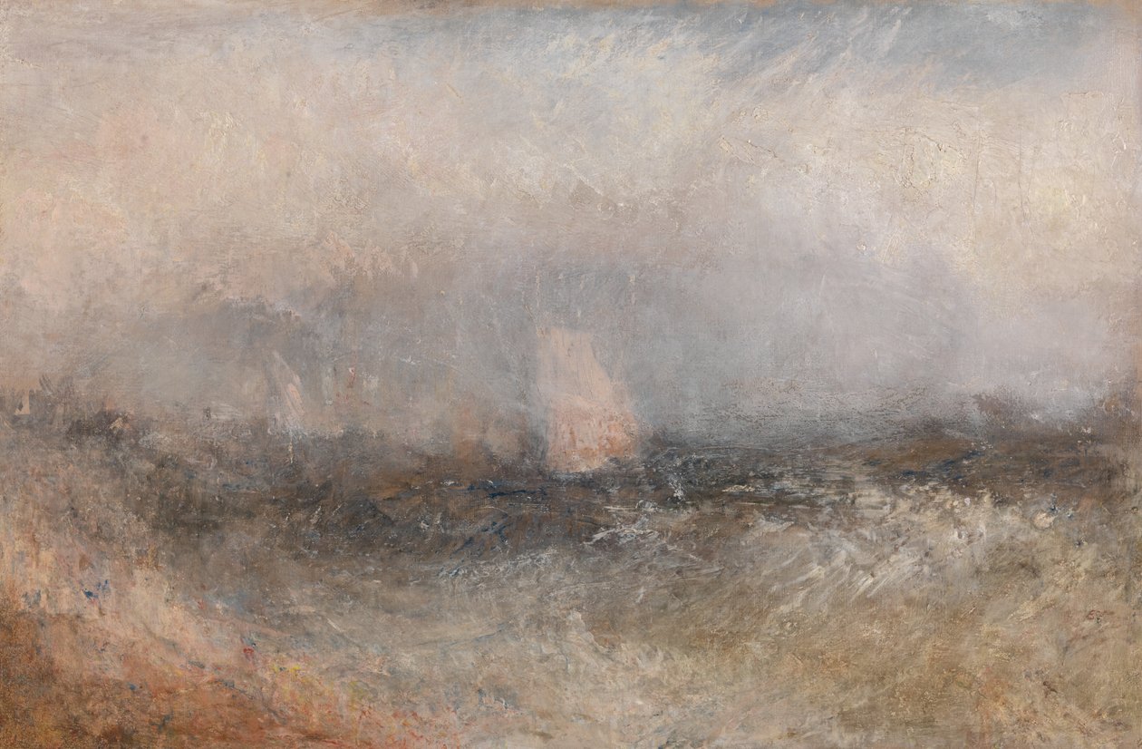 Ud for Nore, mellem 1840 og 1845. af Joseph Mallord William Turner