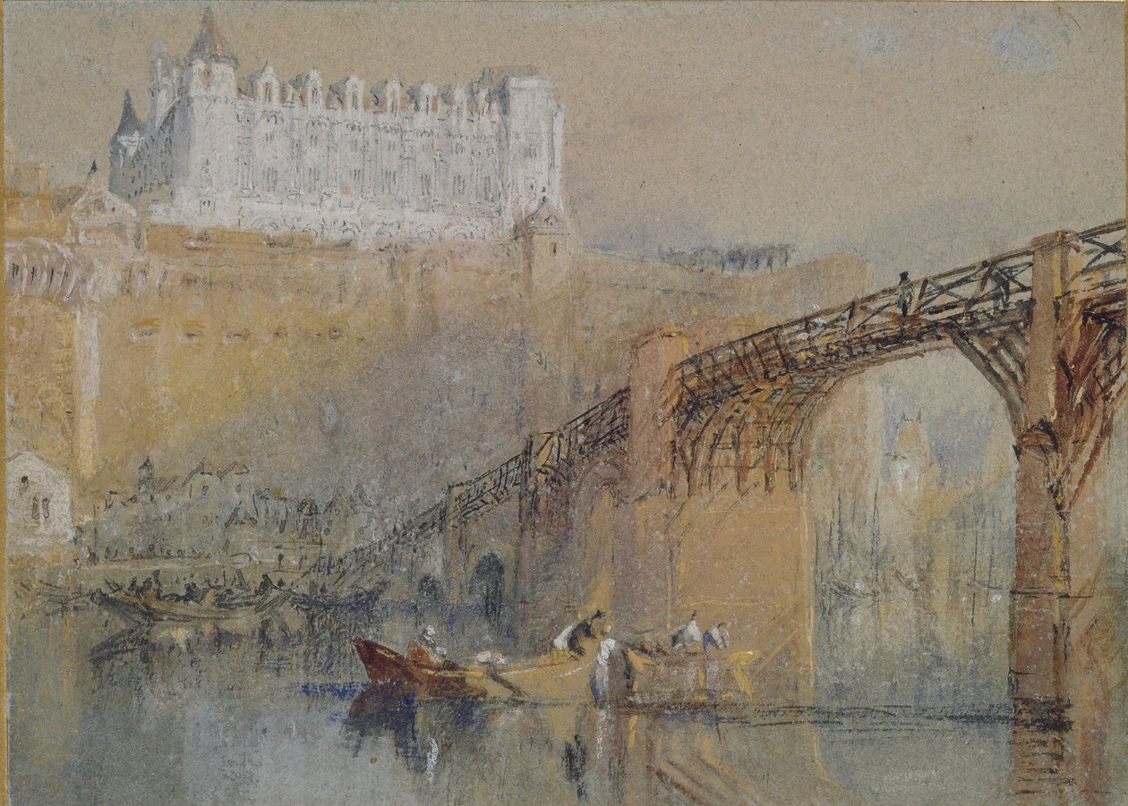 Chateau de Amboise, c1830 af Joseph Mallord William Turner
