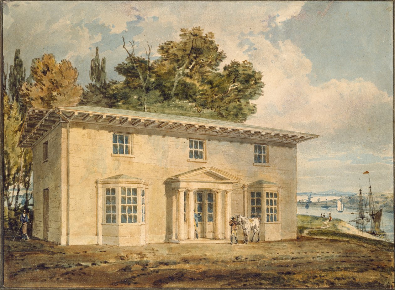 The Penrhyn Arms ved Port Penrhyn, c1797-1798 af Joseph Mallord William Turner