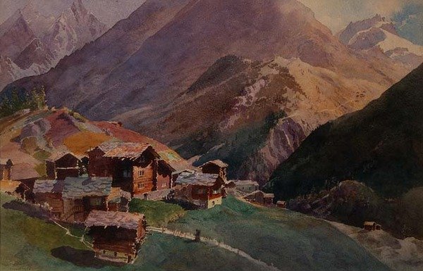 Zermatt fra Platten af J.M. Donne