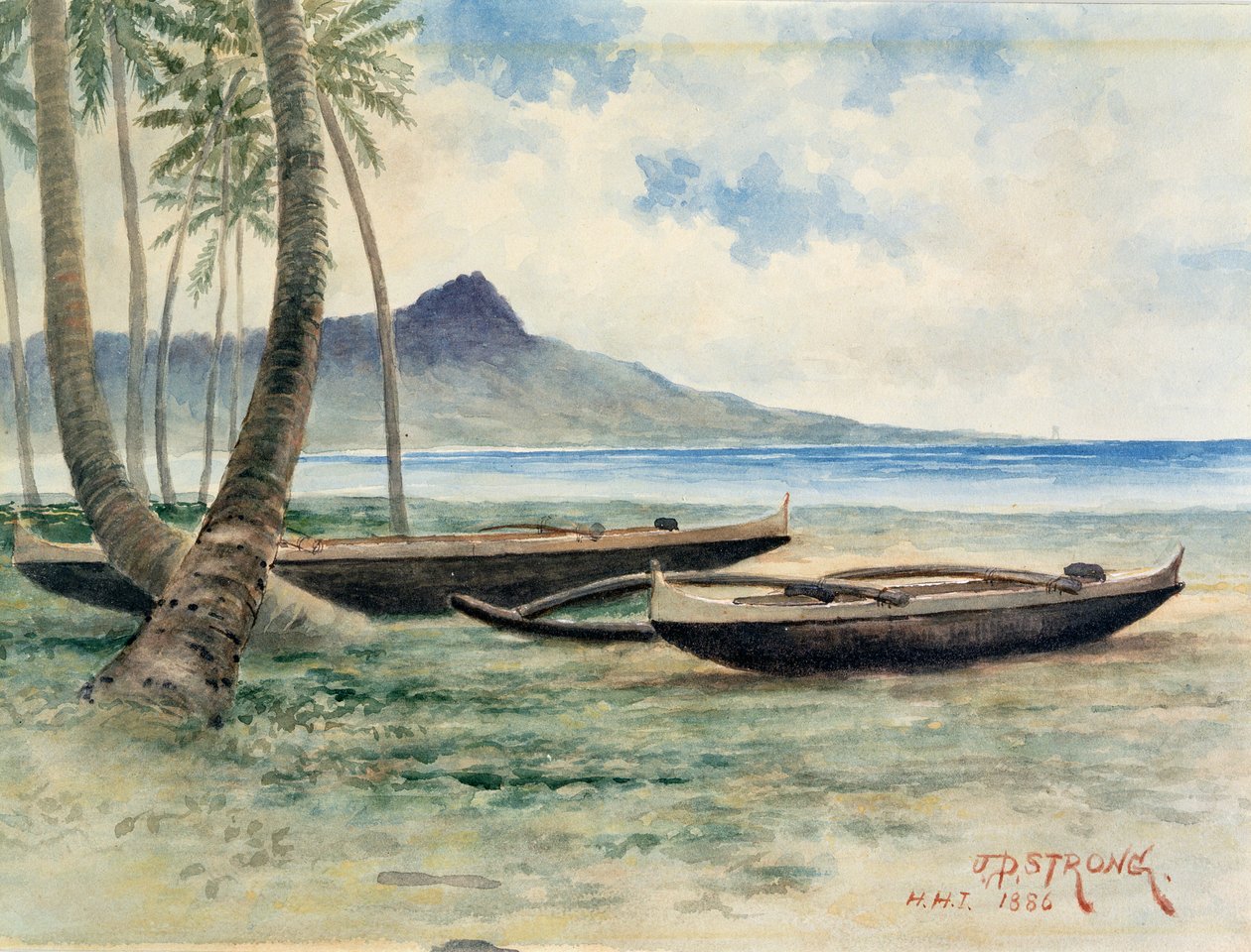 Diamond Head, Hawaii af J.P. Strong