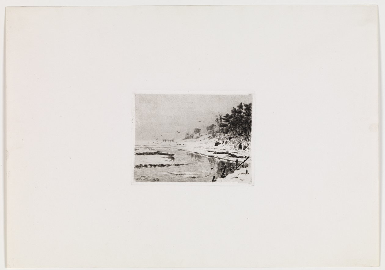 Strandparti af J.P. Wildenrath