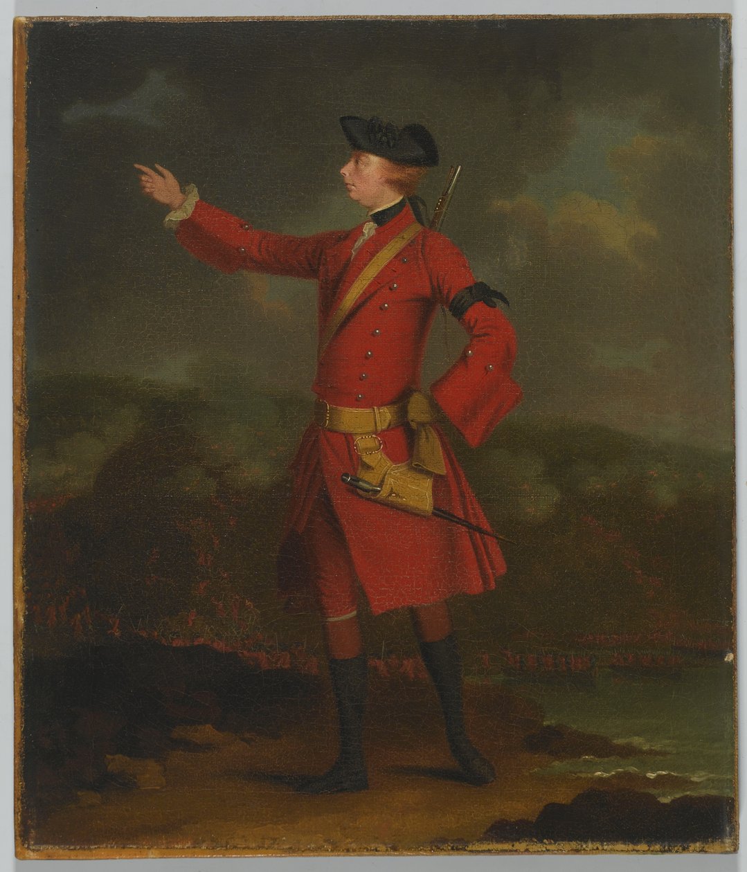 Portræt af general Wolfe (1727-59) af J.S.C. Schaak