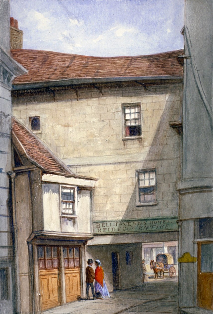 Bell Tavern, Addle Hill, London, 1868 af JT Wilson