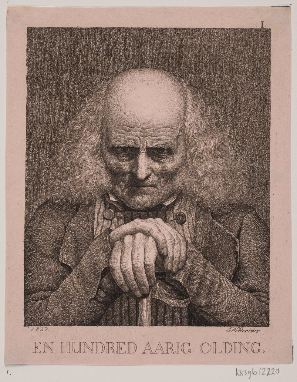 En hundredårig olding af J.V. Gertner