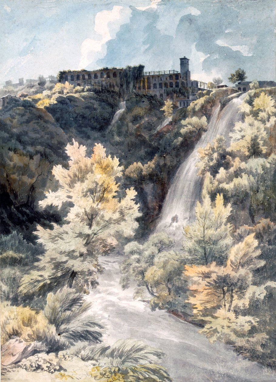 Villa of Maecenas, Tivoli af J.W. Smith