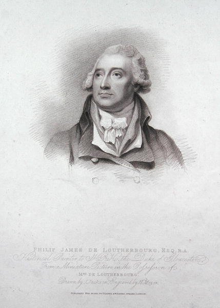 Philip James de Loutherbourg af J. (after) Jackson