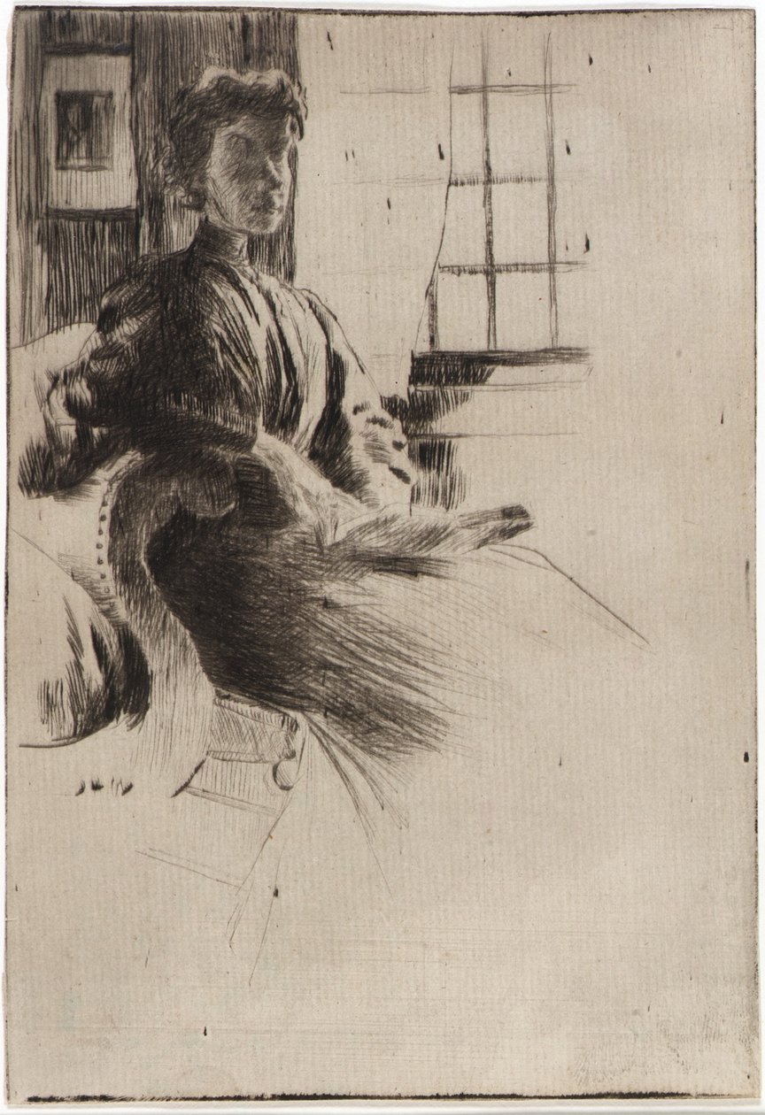 Ved vinduet af J. Alden Weir