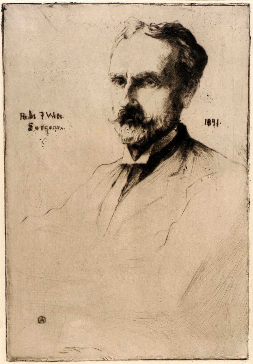 Portræt af Dr. Robert F. Weir af J. Alden Weir