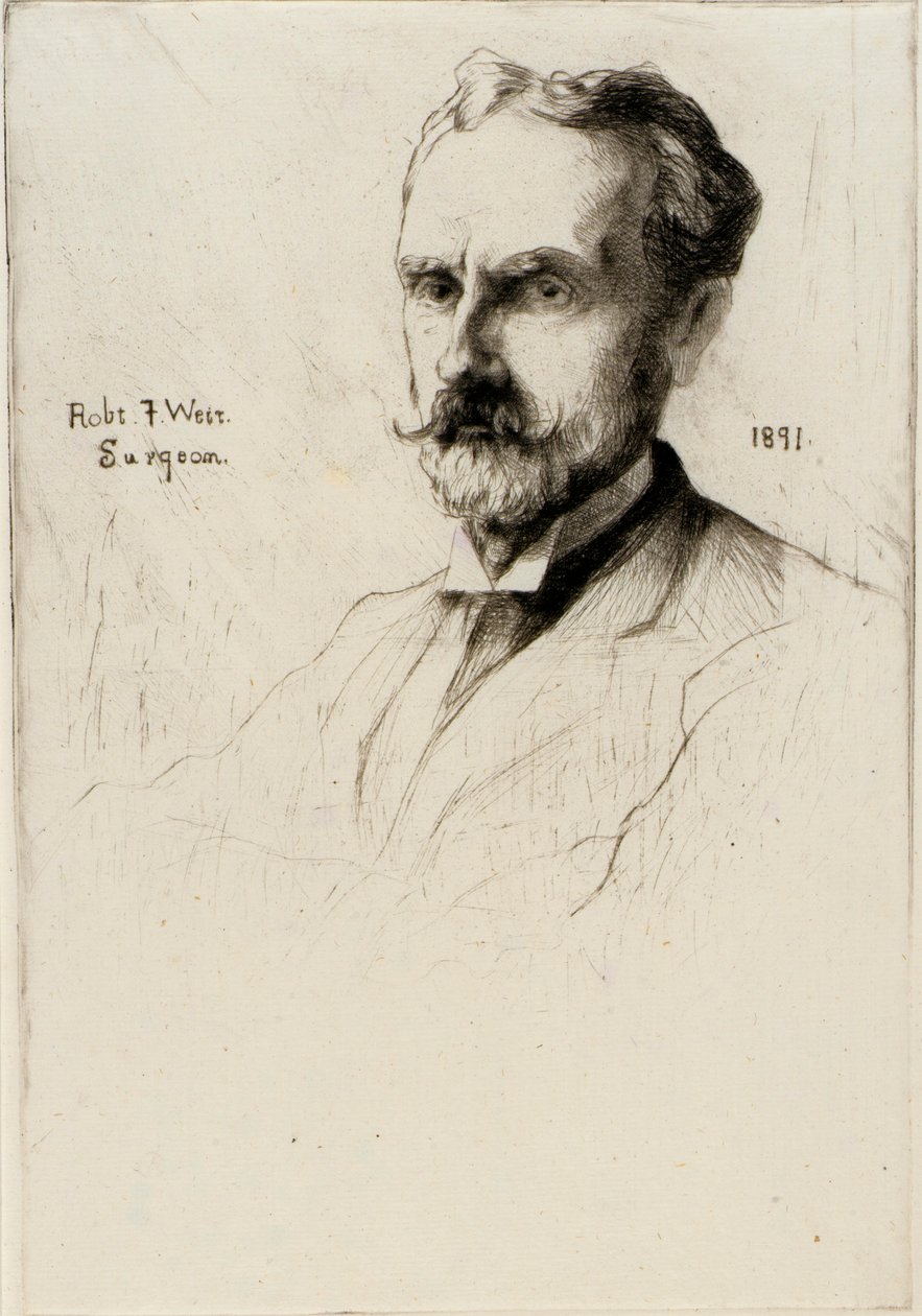 Portræt af Dr. Robert F. Weir af J. Alden Weir