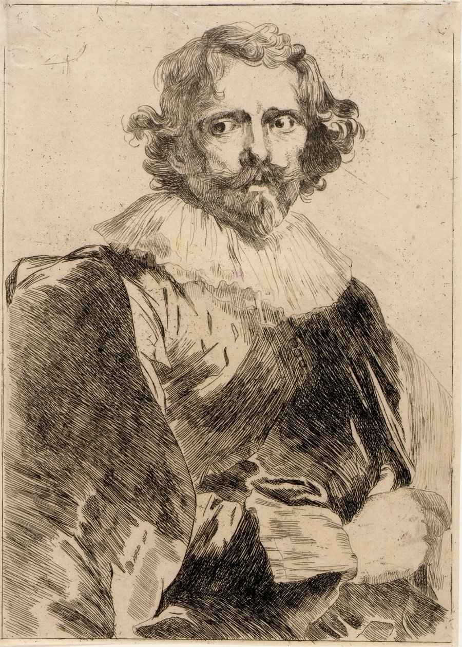 Portræt af Lucas Vorsterman af J. Alden Weir