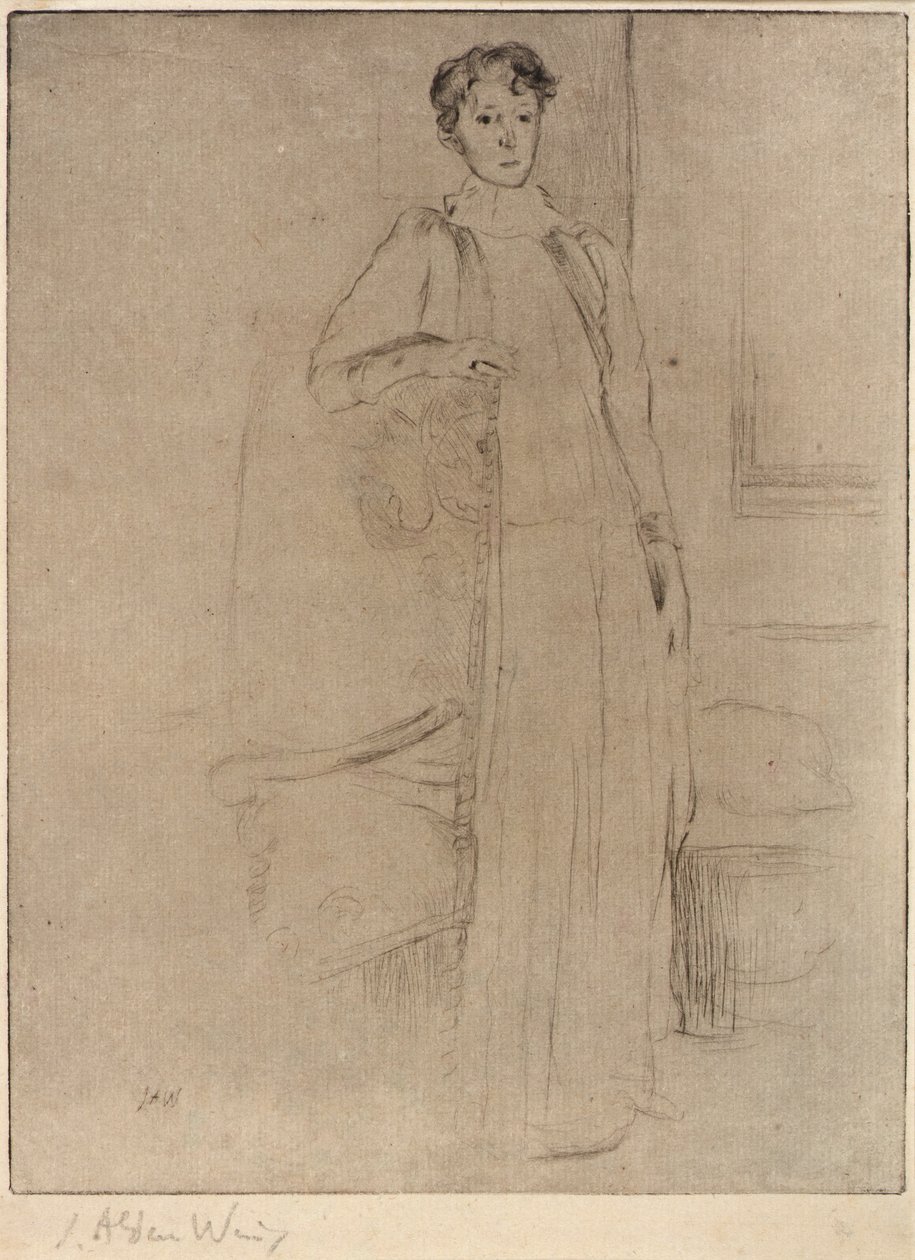 Stående figur nr. 1 af J. Alden Weir