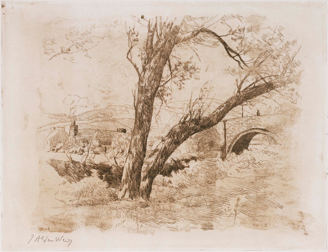 Sulby Glen - Isle of Man af J. Alden Weir