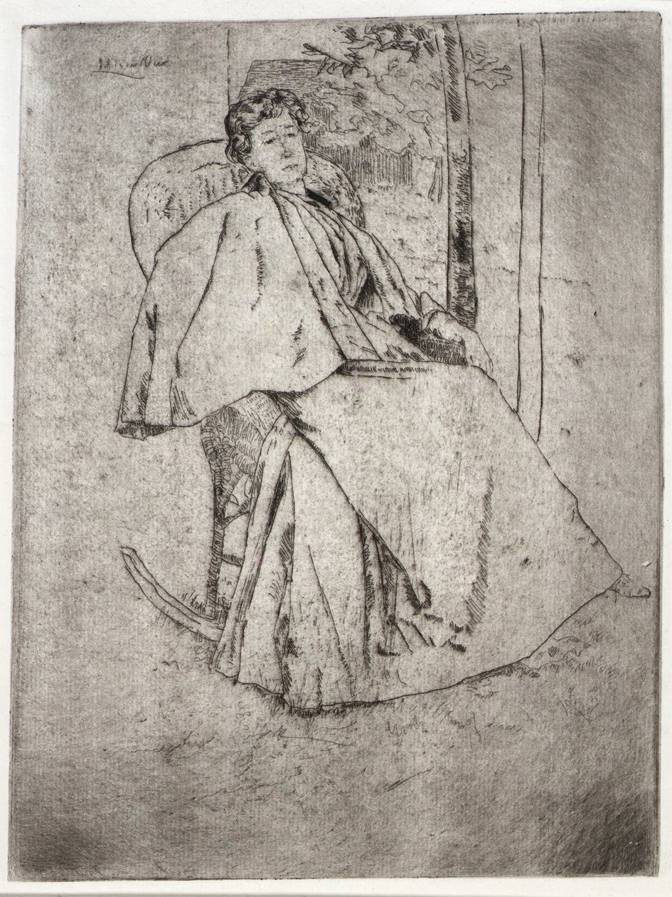 Gyngestolen af J. Alden Weir
