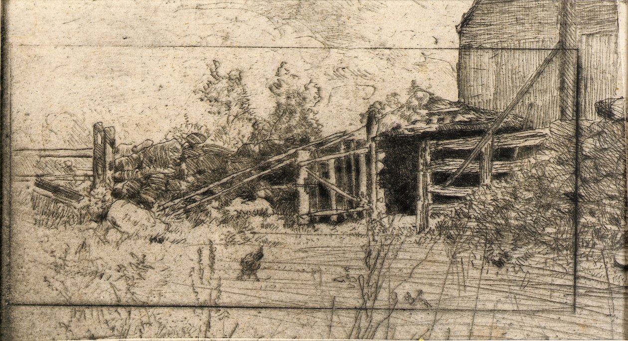 Webb-gården af J. Alden Weir