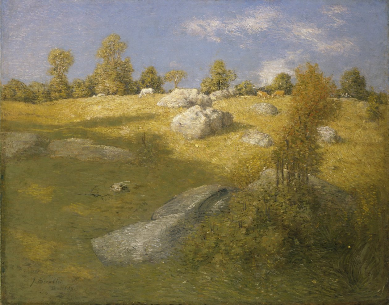 Græsarealer på højlandet af J. Alden Weir
