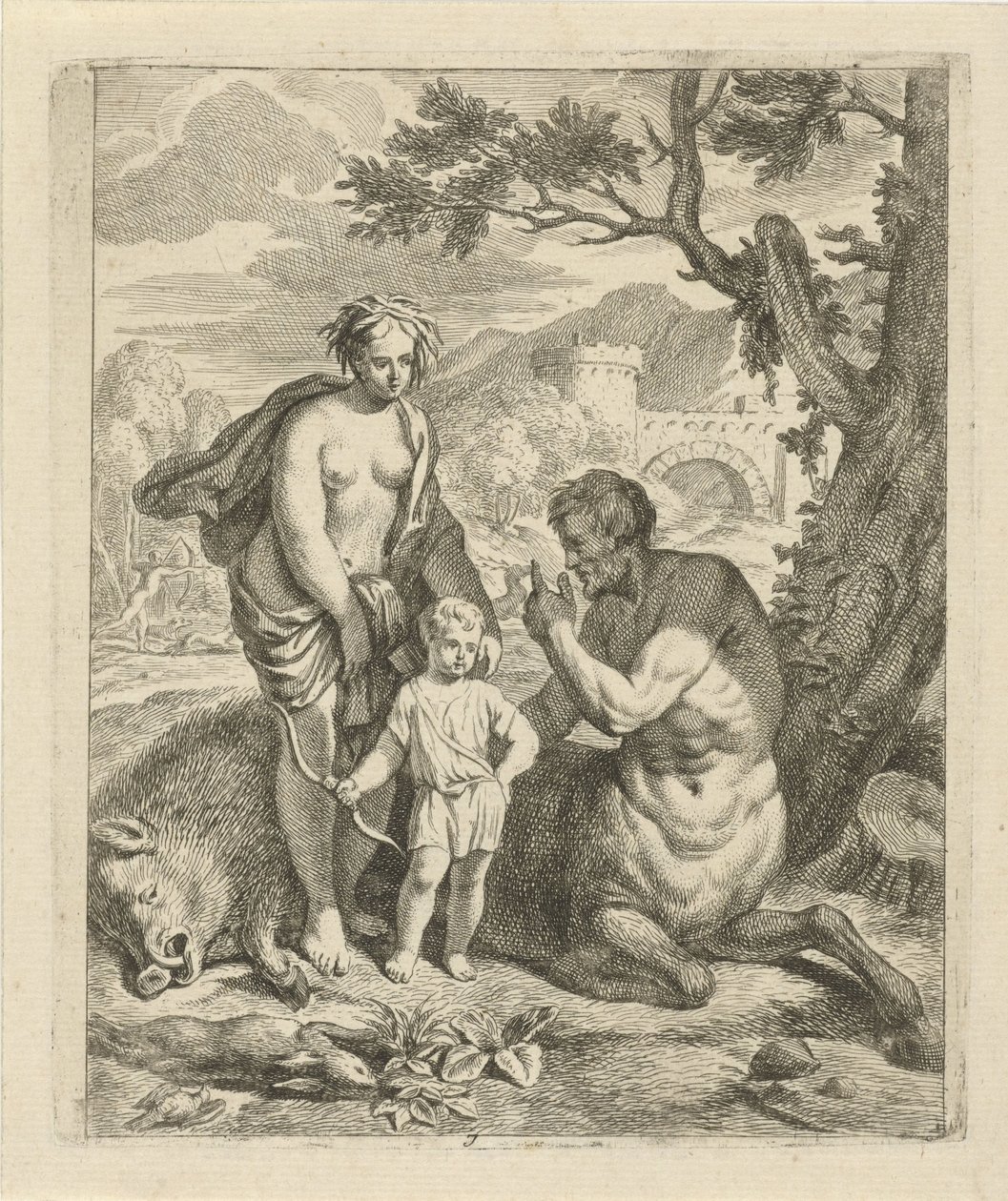 Achilleus undervist af Chiron Scener fra Achilles