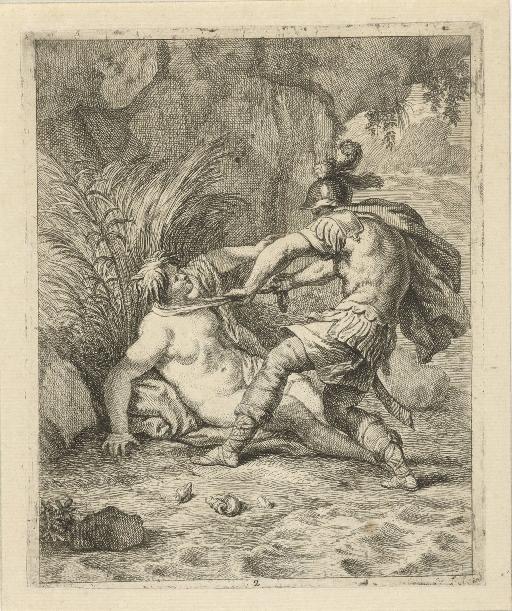 Peleus hævner Thetis Scènes uit het leven van Achilles (serietitel) Achilleus