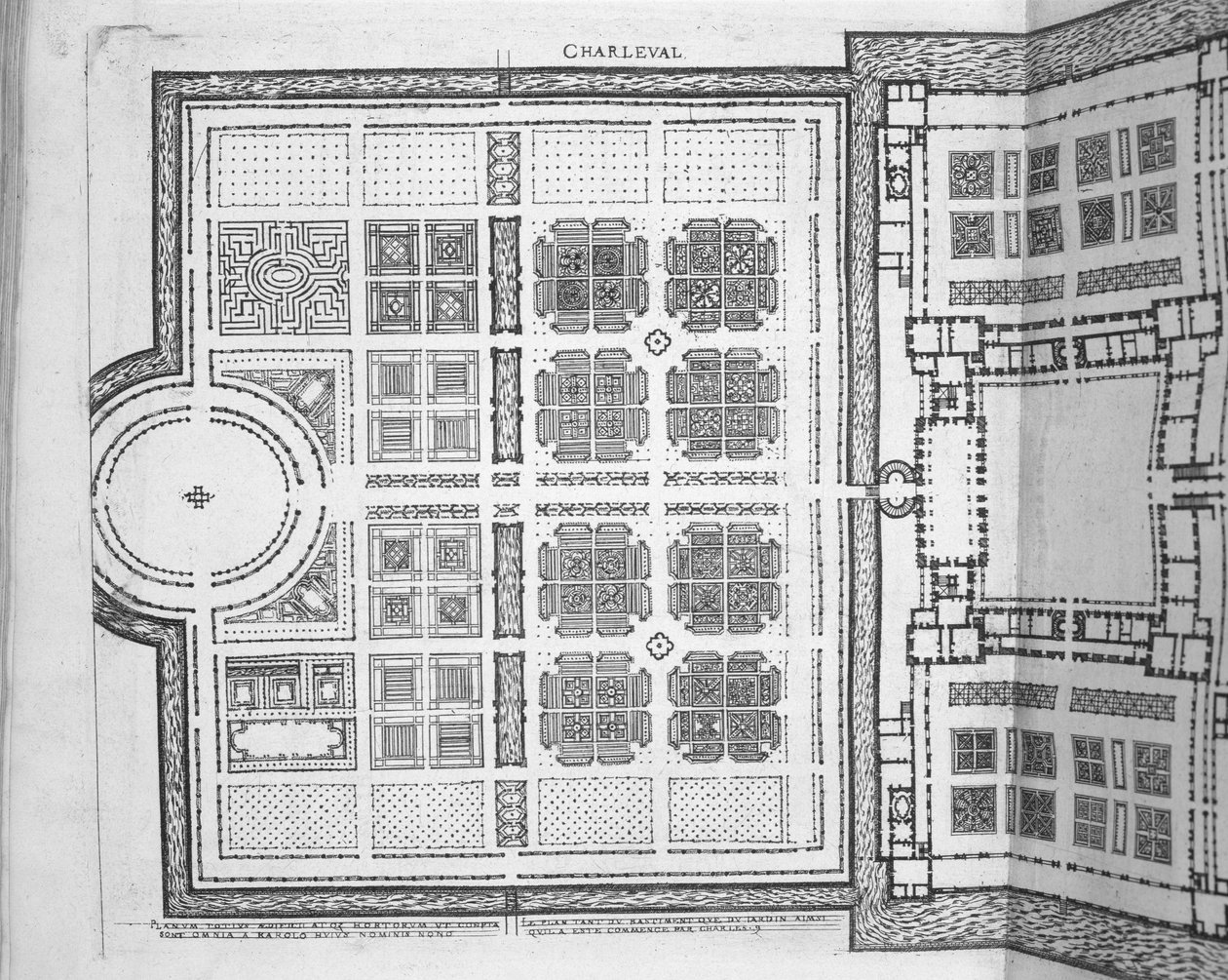Gardens at Charleval, fra 