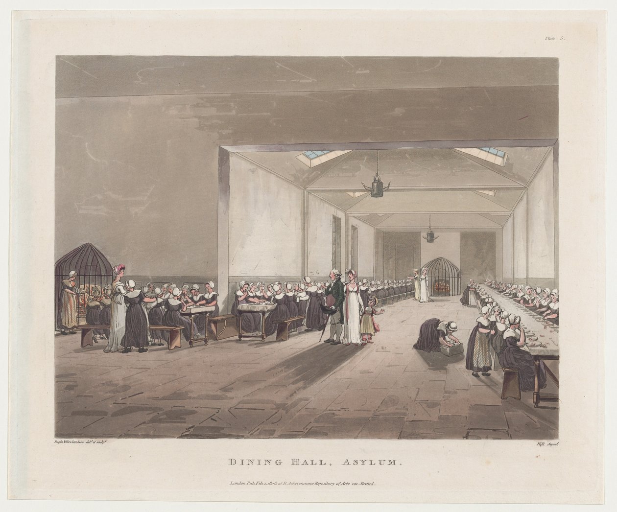 Spisesal, Asyl, 1. Februar 1808., 1. Februar 1808. af J. Bluck