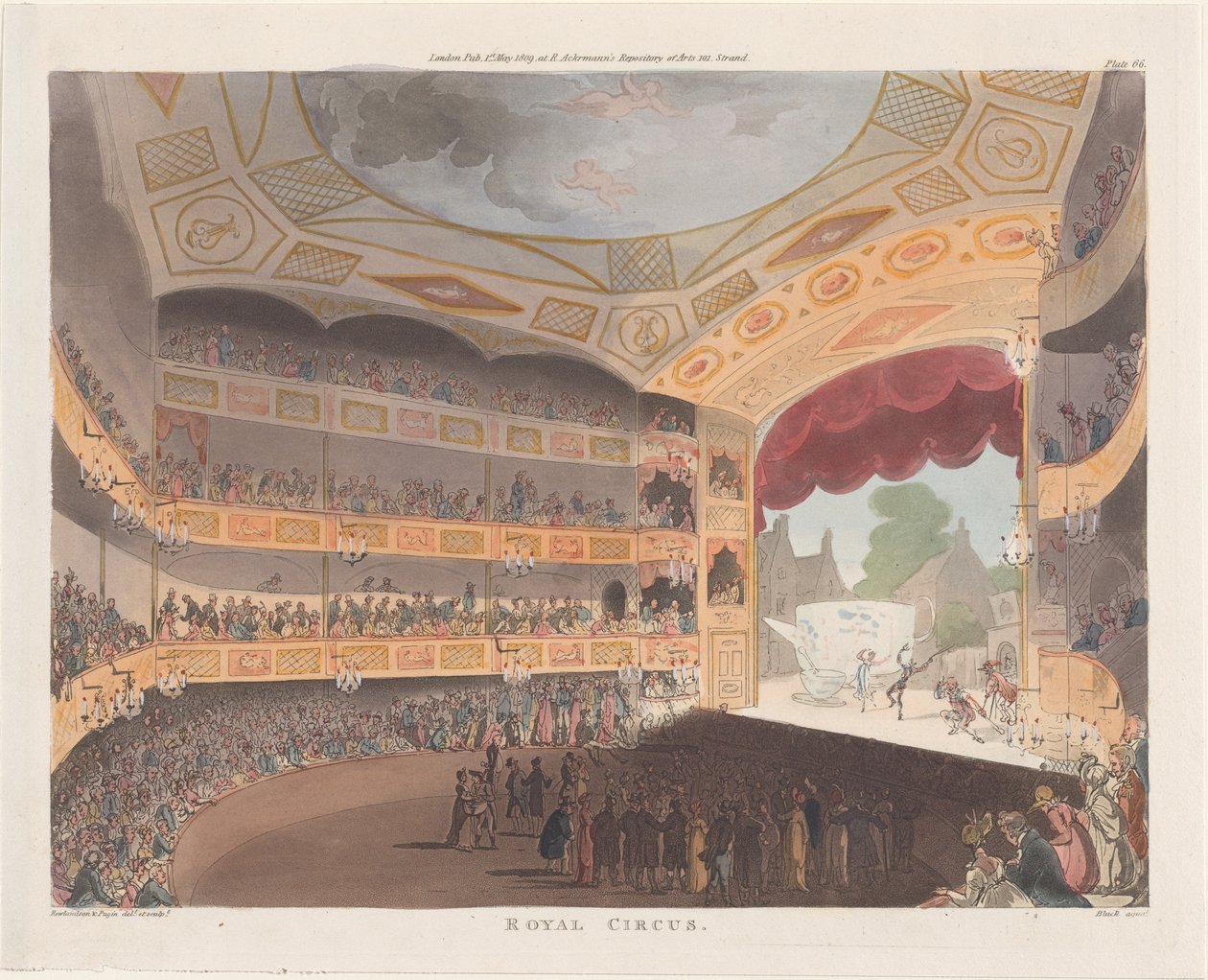 Royal Circus, 1. maj 1809., 1. maj 1809. af J. Bluck